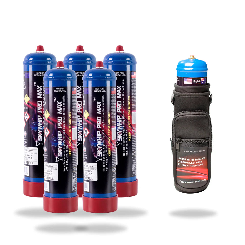 6 Pack –Skywhip Pro Max 660g – Cream Chargers