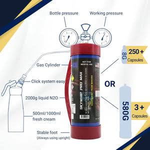 Skywhip Pro Max 3.3L           Cream Chargers