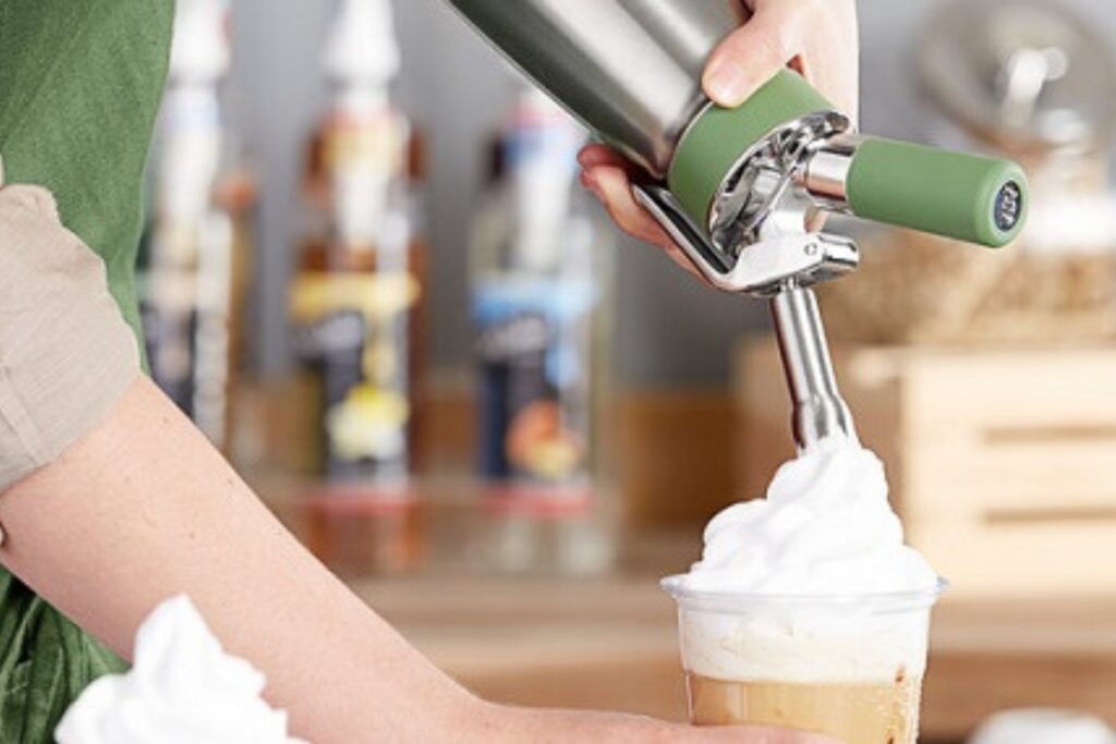 using cream whipper